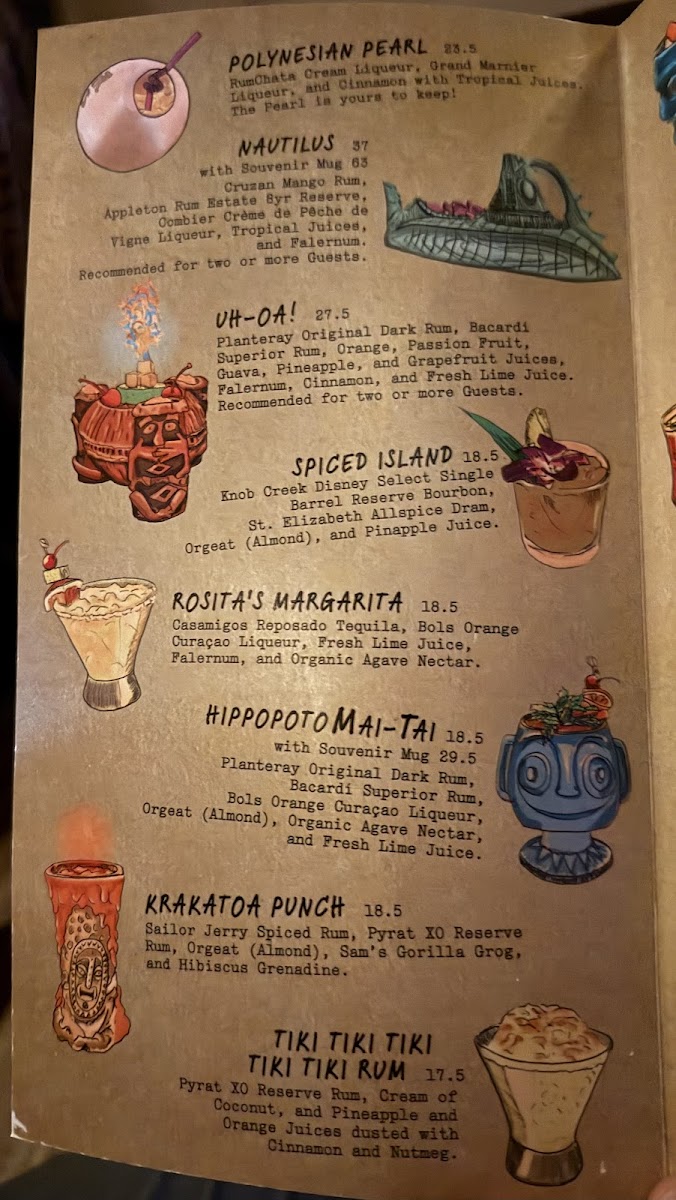 Trader Sam's Grog Grotto Menu - Image 6